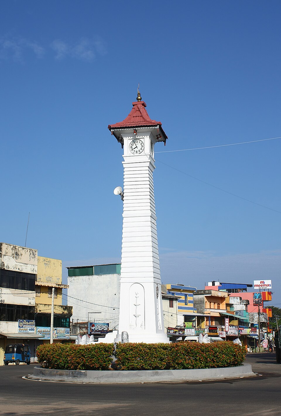 Batticaloa Clock Tower, Batticaloa town centre